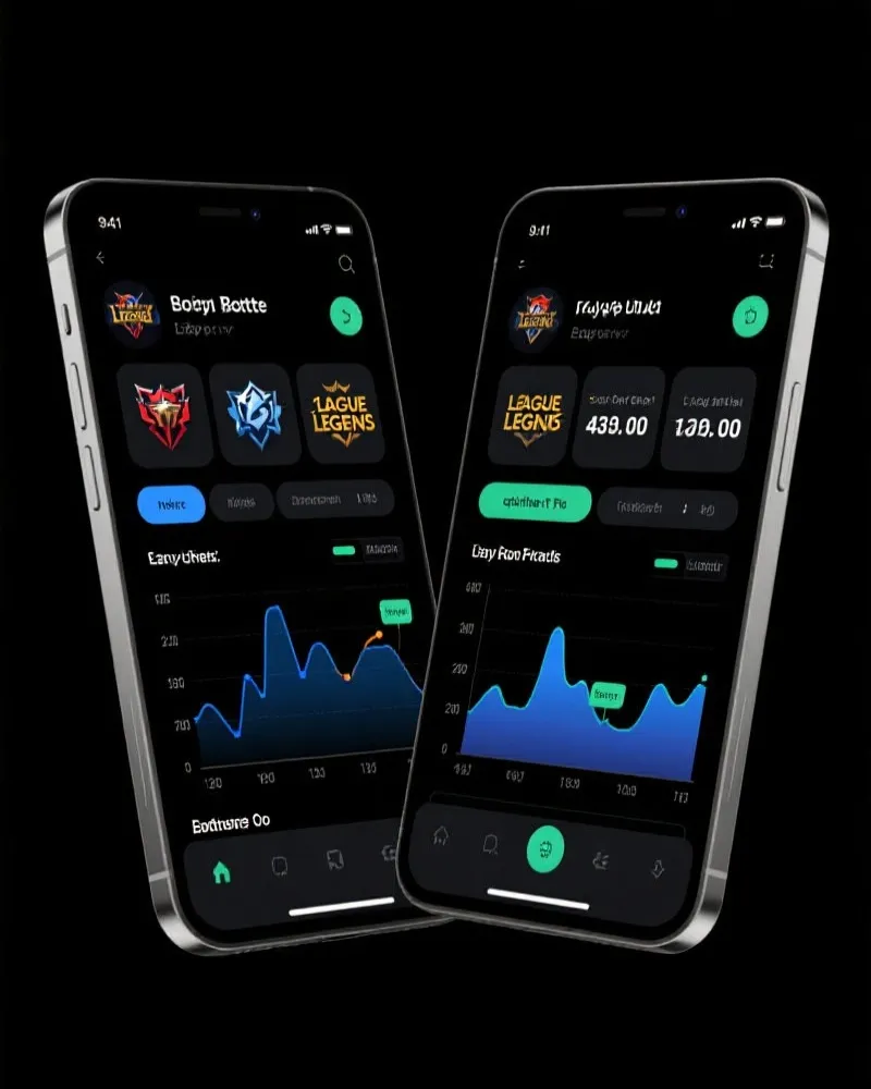 LOL S16 盘口 APP 界面展示